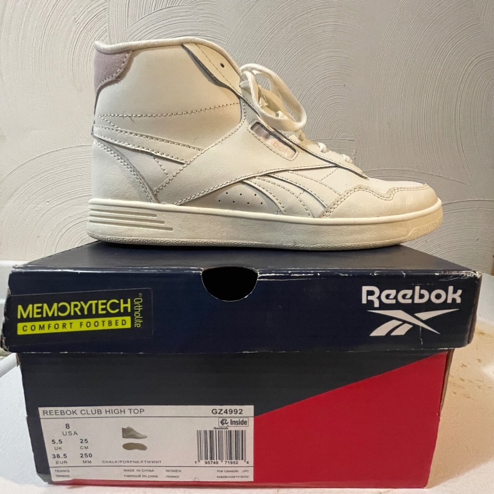 Old School Reebok Hi-Top Sneakers